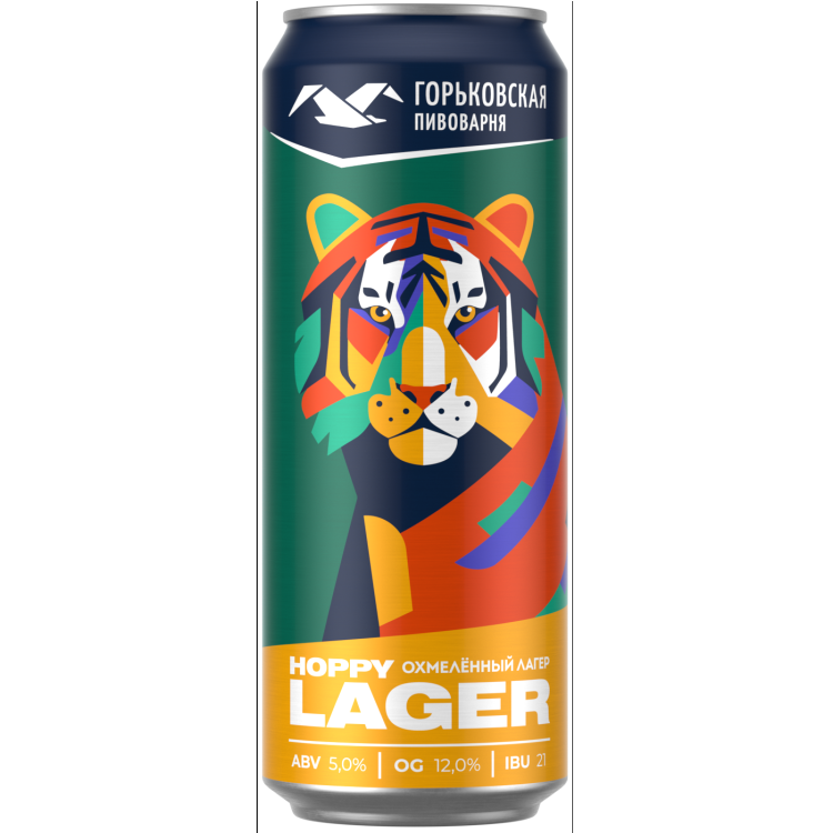 Горьковская Пивоварня Hoppy Lager Банка