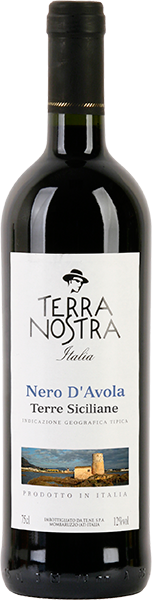 Вино Nero d`Avola Terre Siciliane Italiano Vero Terra Nostra 0.75 л