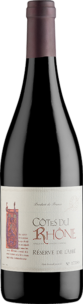 Вино Foncalieu, Reserve de l'Abbe, Cotes du Rhone AOP 0.75 л