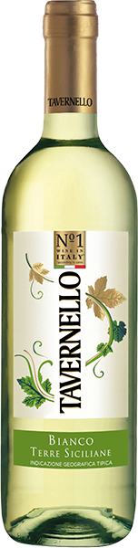 Вино Tavernello, Bianco Terre Siciliane IGT 0.75 л