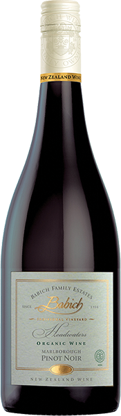 Вино Babich, Family Estates Headwaters Organic Pinot Noir 0.75 л
