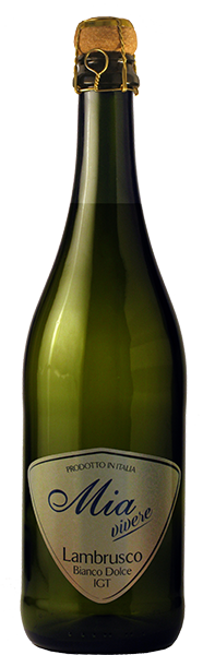 Игристое вино Cantine Quattro Valli, Lambrusco Mia Vivere IGT Bianco Dolce 0.75 л
