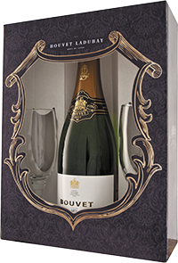 Игристое вино Bouvet Ladubay 1851 Brut with 2 glasses 0.75 л