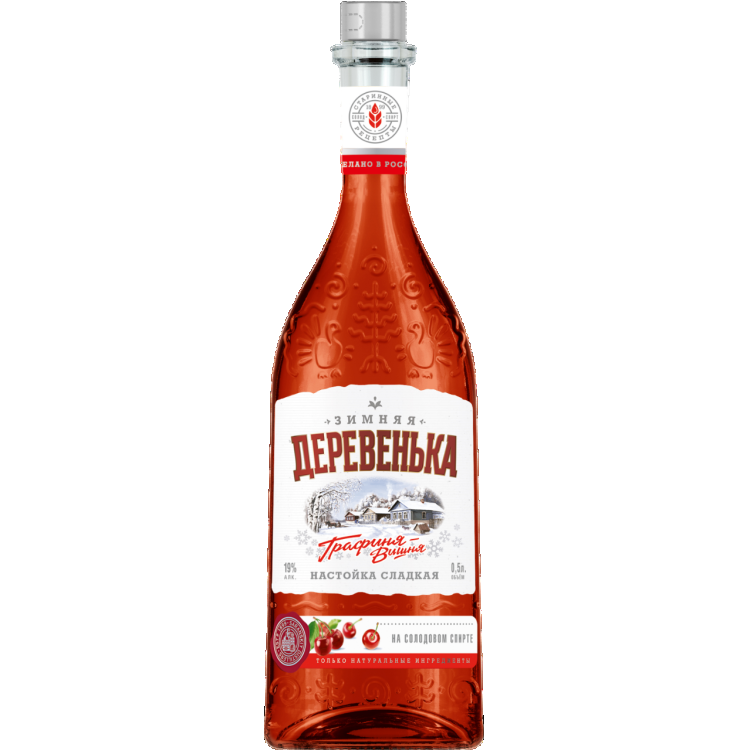 Зимняя деревенька Графиня вишня