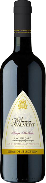 Вино Baron de Valvert Rouge Moelleux 0.75 л