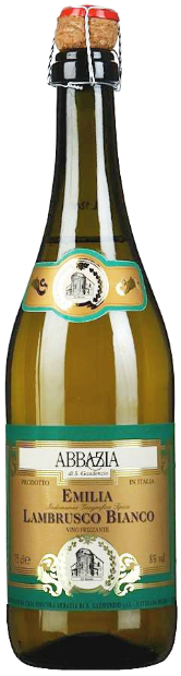 Игристое вино Abbazia Lambrusco Bianco Frizzante Emilia IGT 0.75 л