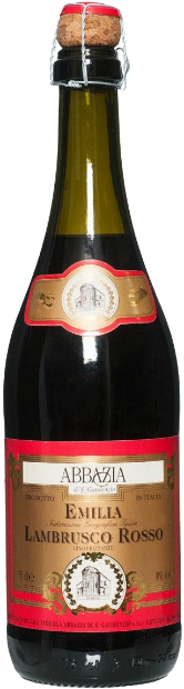 Игристое вино Abbazia Lambrusco Rosso Emilia IGT 0.75 л