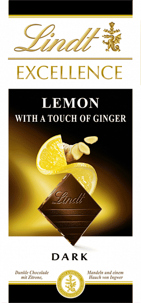 Шоколад Lindt Excellence Лимон и Имбирь