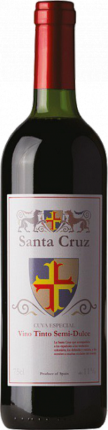 Вино Santa Cruz Red Semi-sweet 0.75 л