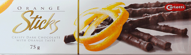 Шоколадная бижутерия Carletti Orange Chocolate Sticks