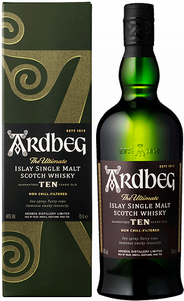Виски Ardbeg 10 Years Old 0.7 л