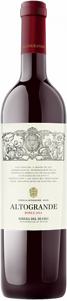 Вино Altogrande Roble Ribera del Duero DO 0.75 л