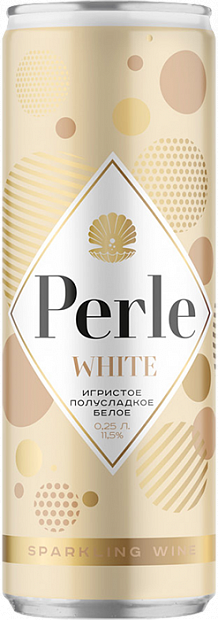 Игристое вино La Petite Perle 0.25 л полусладкое белое