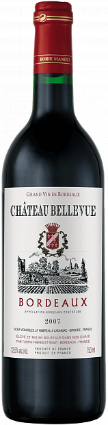 Вино Chateau Bellevue Bordeaux 0.75 л