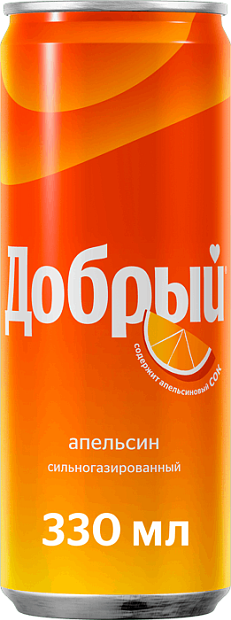 Вода Апельсин с витамином С Добрый® 0.33 л