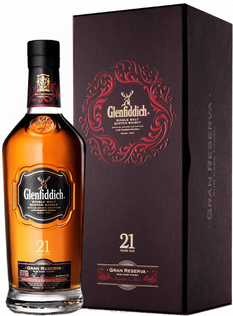 Виски Glenfiddich, 21 летней выдержки 0.75 л