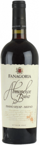 Вино Fanagoria Avtorskoe Vino Pinot Noir-Merlot