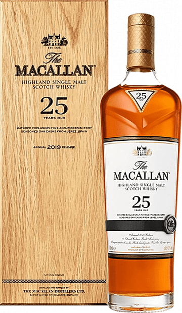 Виски The Macallan Sherry Oak 25 Years Old 0.7 л