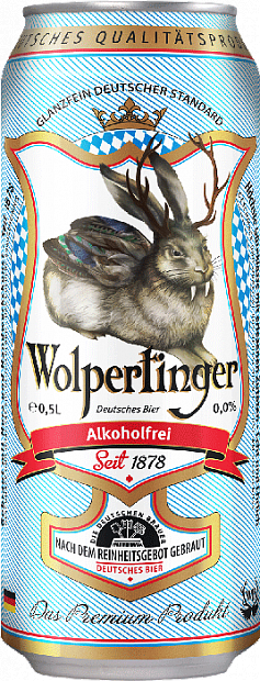 Безалкогольное пиво Wolpertinger безалкогольное 0.5 л