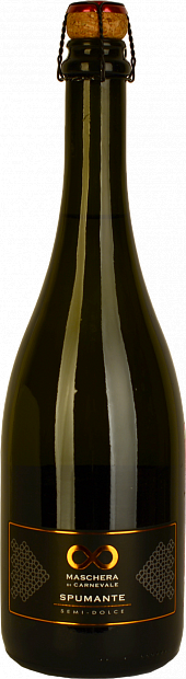 Игристое вино Maschera di carnevale Bianco Spumante semi-dolce 0.75 л