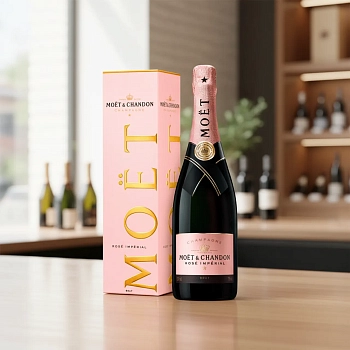 Купить шампанское Moët & Chandon Rose Imperial в п/у брют 0.75 л с