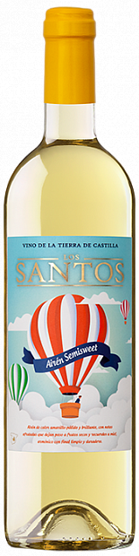 Вино Los Santos Airen белое полусладкое 0.75 л