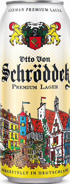Светлое пиво Otto von Schrodder Premium Lager 0.5 л