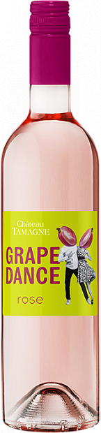 Вино Chateau Tamagne Grape Dance 0.75 л полусухое розовое