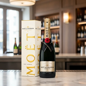 Купить шампанское Moët & Chandon Imperial Brut в п/у 0.75 л с