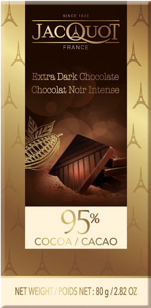 Горький шоколад Jacquot 95%