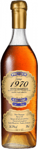 Коньяк Cognac Prunier Vintage Cognacs Vintage 1970 Petite Champagne