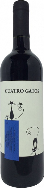 Вино Cuatro Gatos Syrah 0.75 л