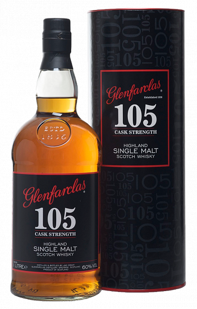 Виски Glenfarclas 105, в тубе 0.7 л