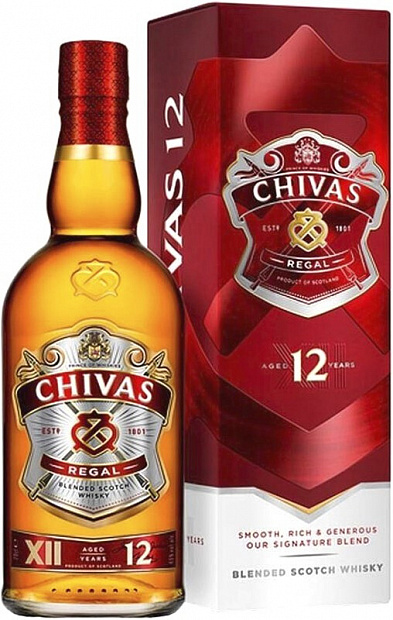 Виски Chivas Regal, 12 летней выдержки 0.7 л
