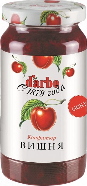 Конфитюр DARBO вишня с пониженной калорийностью