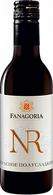 Вино Fanagoria NR 0.187 л полусухое красное