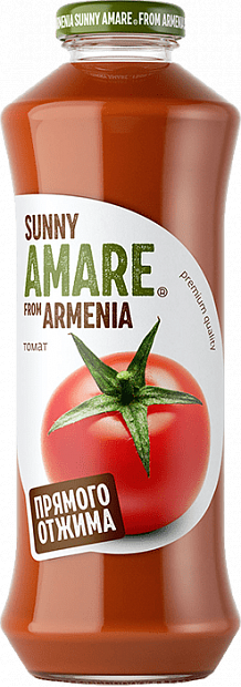 Сок томатный прям.отжима ст/б. SUNNY AMARE 750 л