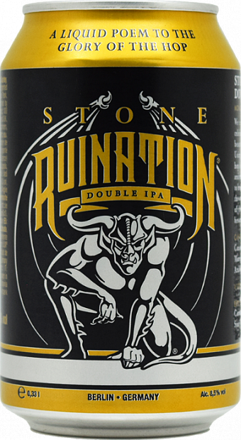 Светлое пиво Stone Ruination Double IPA 0.33 л