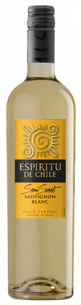 Вино Espiritu de Chile Sauvignon Blanc semi-sweet 0.75 л
