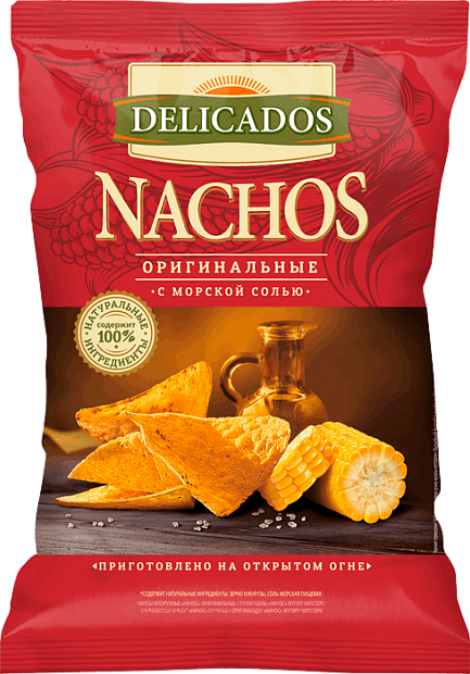 Чипсы Delicados Nachos оригинальные 150 г