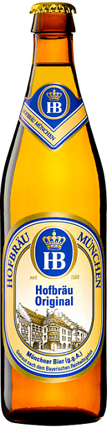 Светлое пиво Hofbrau Original 0.5 л
