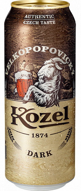 Тёмное пиво Velkopopovicky Kozel Cerny Чехия 0.5 л