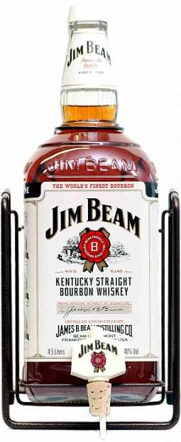 Виски Jim Beam, на подставке "качели" 3 л