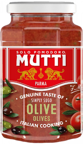 Соусы Соус Mutti томатный с оливками, с/б