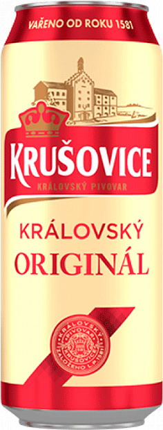 Светлое пиво Krusovice Kralovsky Original 0.5 л