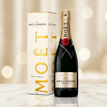 MOËT & CHANDON 750ml300円値下げ3本500円値下げ Купить шампанское Moët & Chandon Imperial Brut в п/у 0.75 л с
