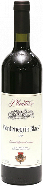 Вино Plantaze Montenegrin Black сухое 0.75 л