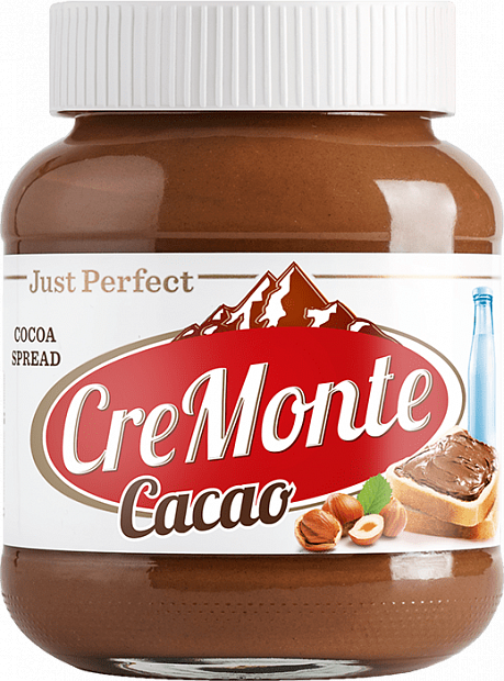 Десерты Паста ореховая CreMonte cacao