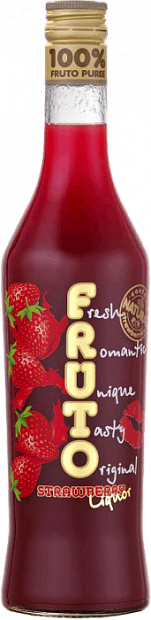 ЛикерFrutoStrawberry0.5лклубничныйнепрозрачный