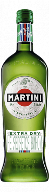 Вермут Martini Extra Dry 1 л белый сухой